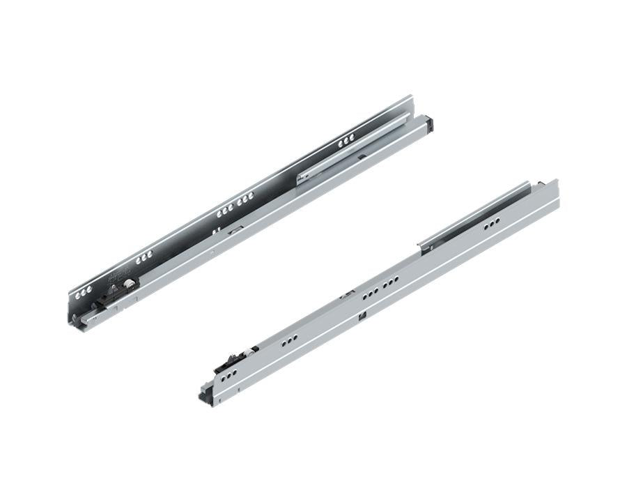 Blum TANDEMBOX 550 mm zinc-plated drawer runner set, 30 kg load capacity, integrated BLUMOTION soft‑close