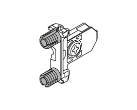 Blum TANDEMBOX front fix bracket INSERTA ZSF.39A2 by W&B