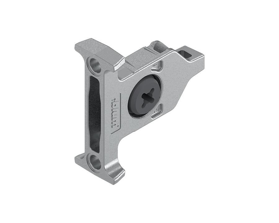 Blum TANDEMBOX screw‑on front fixing bracket ZSF.35A2, nylon & zinc, self‑colour
