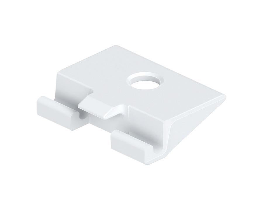 Blum TANDEMBOX Antaro locking piece in silk white nylon for drawer front securing