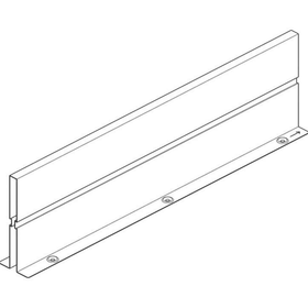 Blum TANDEMBOX antaro Lateral Dividing Wall 450mm Silk White by W&B