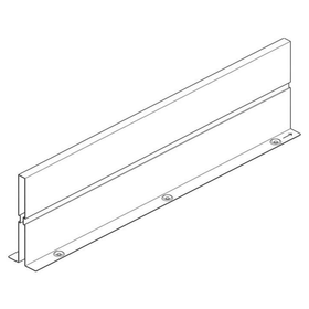 Blum TANDEMBOX antaro Lateral Dividing Wall 500mm Silk White by W&B