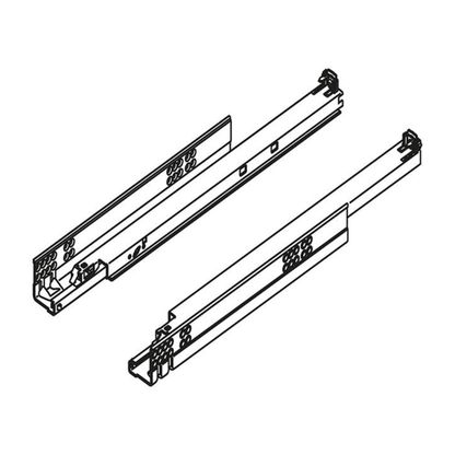 Blum TANDEM full‑extension drawer runners 400 mm 560H4000B with integrated BLUMOTION for wooden drawers