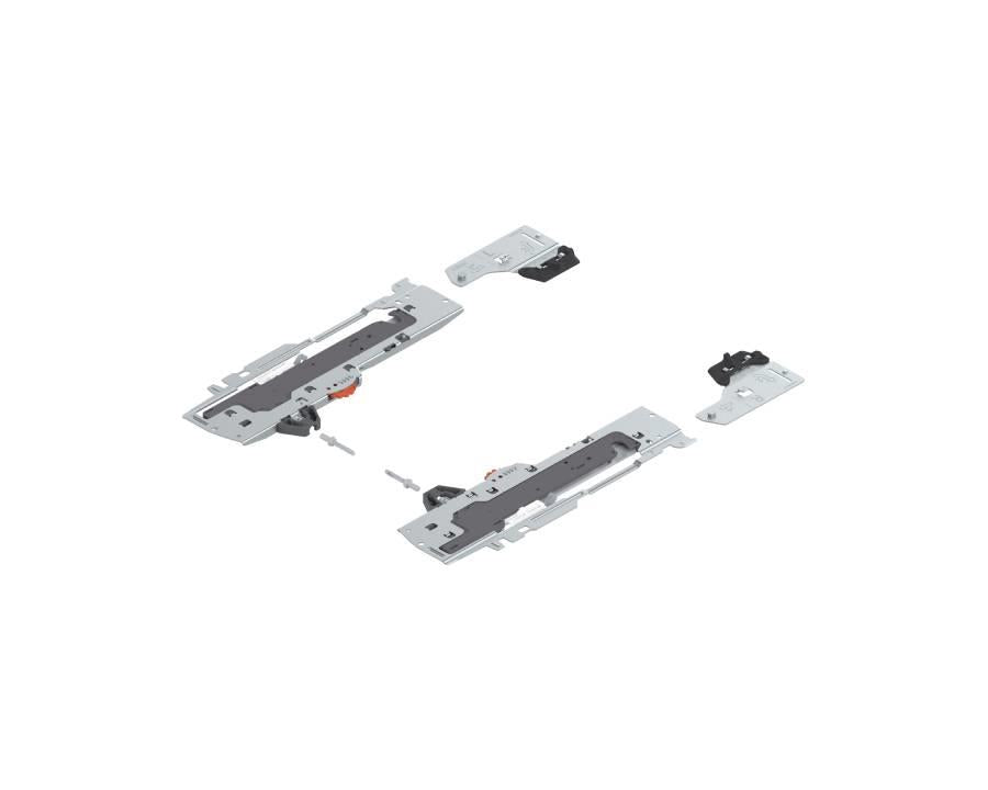 Blum TIP-ON BLUMOTION set (unit and latch) for TANDEMBOX. For 350 - 600mm NL runners. Type L1. Total weight of the pull-out 0 - 20kg T60B3330 by W&B