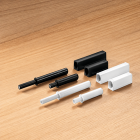 Blum TIP-ON for Doors Set, Long Version, 75mm, with Magnet Silk White by W&B