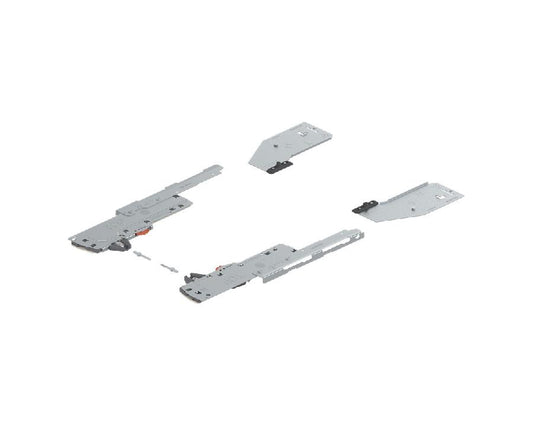 TIP‑ON BLUMOTION unit and latch set for Legrabox sink pull‑out, 350–750 mm, 0–20 kg capacity