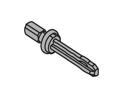 Blum TIP‑ON BLUMOTION synchronisation adapter T60.000D, light‑grey nylon