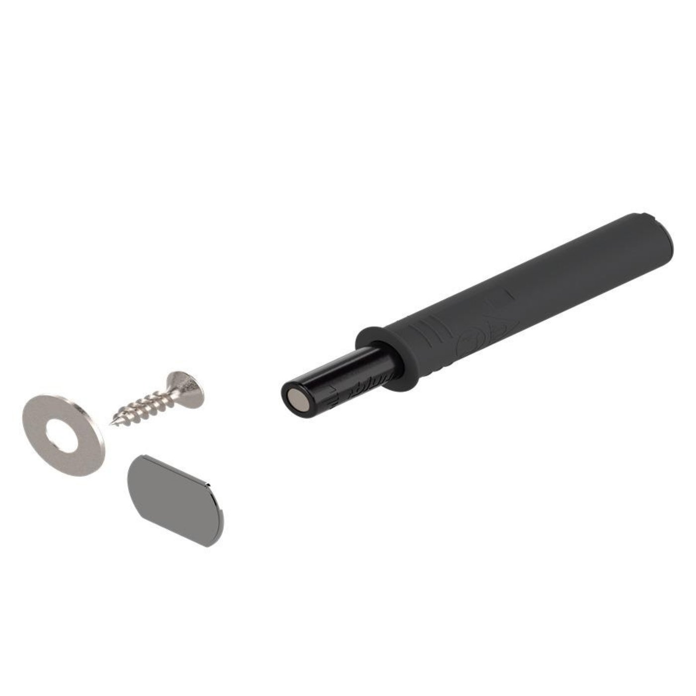 Blum TIP-ON for Doors Set, Short Version, 50mm, with Magnet Carbon Black by W&B
