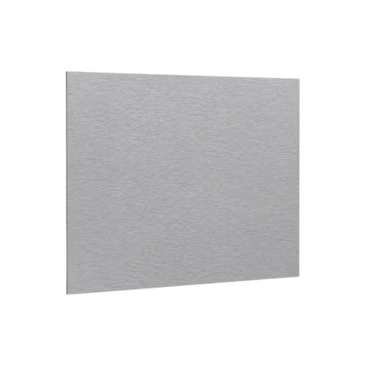 Brushed aluminium composite panel 2440 x 1220 x 3mm for wall cladding, interior fitouts and architectural applications.