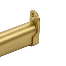 Oval End Flange | 16mm | Brushed Gold