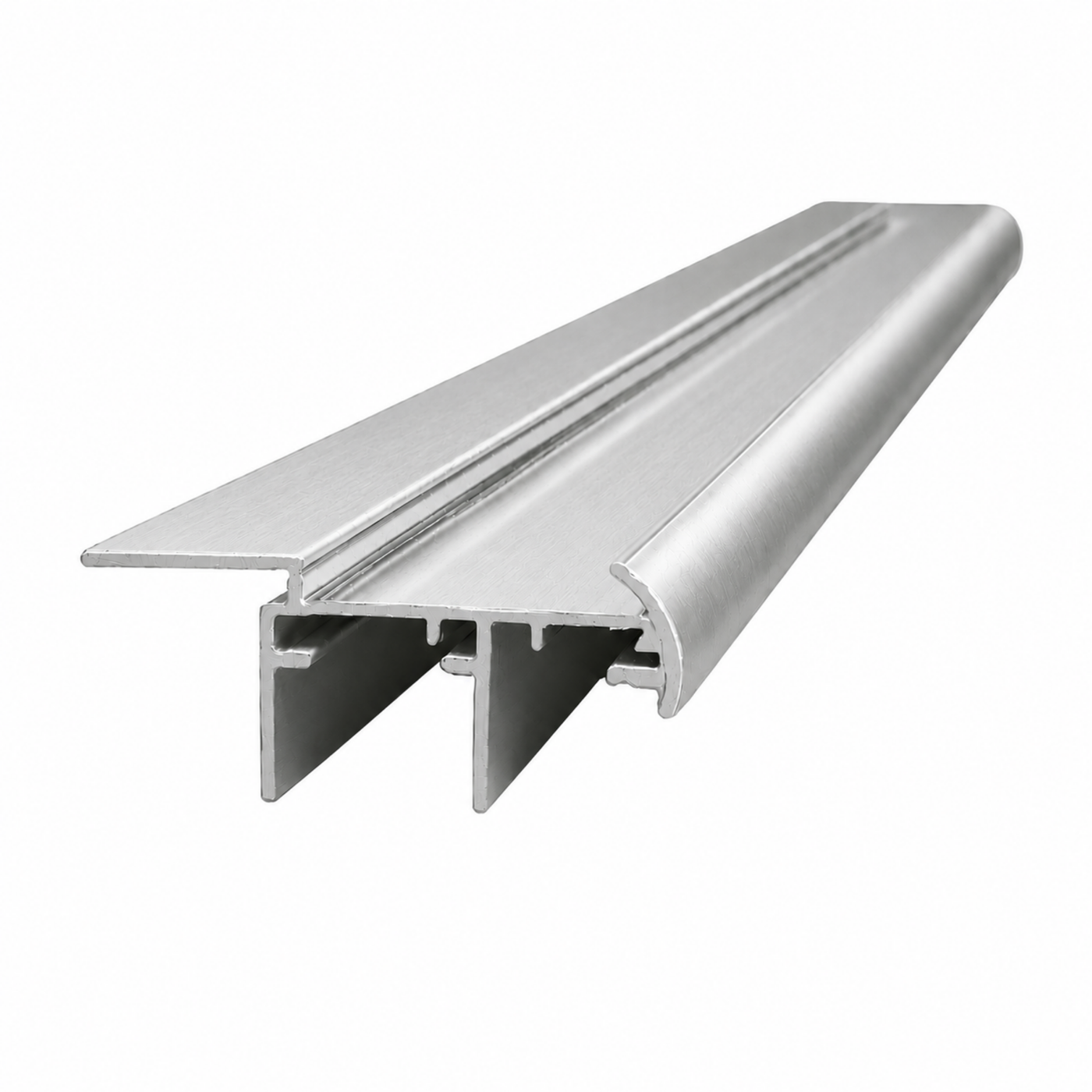 Wardrobe Grip Style 5m | Frameless | Brushed Silver