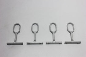 Oval Pillar Centre | 16mm | Brushed Silver