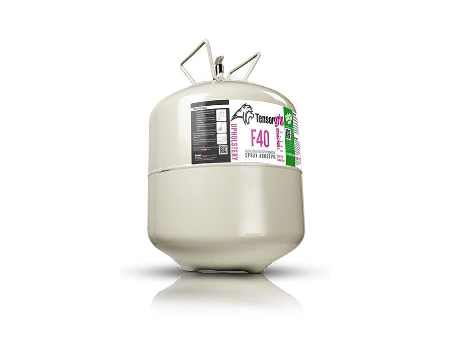 TensorGrip F40 Aggressive Tack Spray Adhesive. Canister Size: 22L. *Canister only*