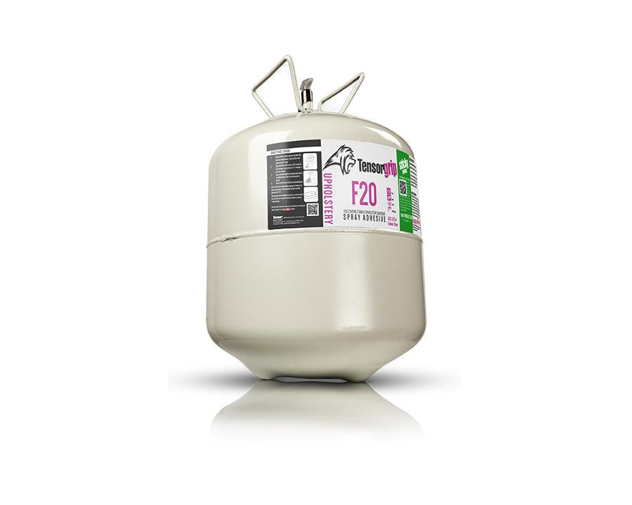 TensorGrip® F20 Foam &amp; Upholstery Contact Spray Adhesive Canister. Size: 17.2kg. *Canister only*