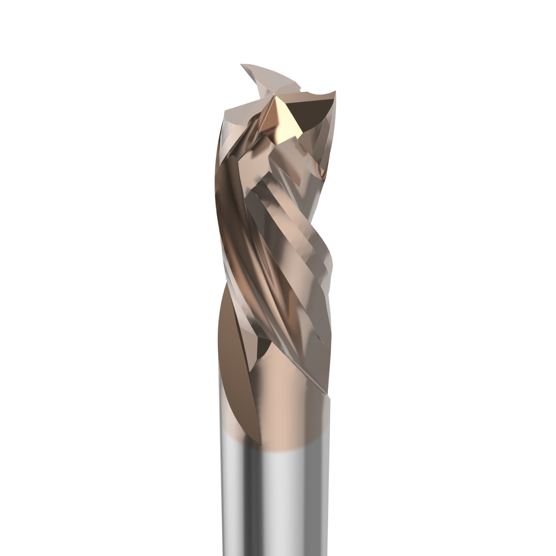 3-flute compression cutter CC1-2S-3 for precise, smooth, tear-free cutting of laminated boards, MDF, plywood, and composite materials – durable, low-vibration, ideal for CNC routing, cabinetry, and professional woodworking