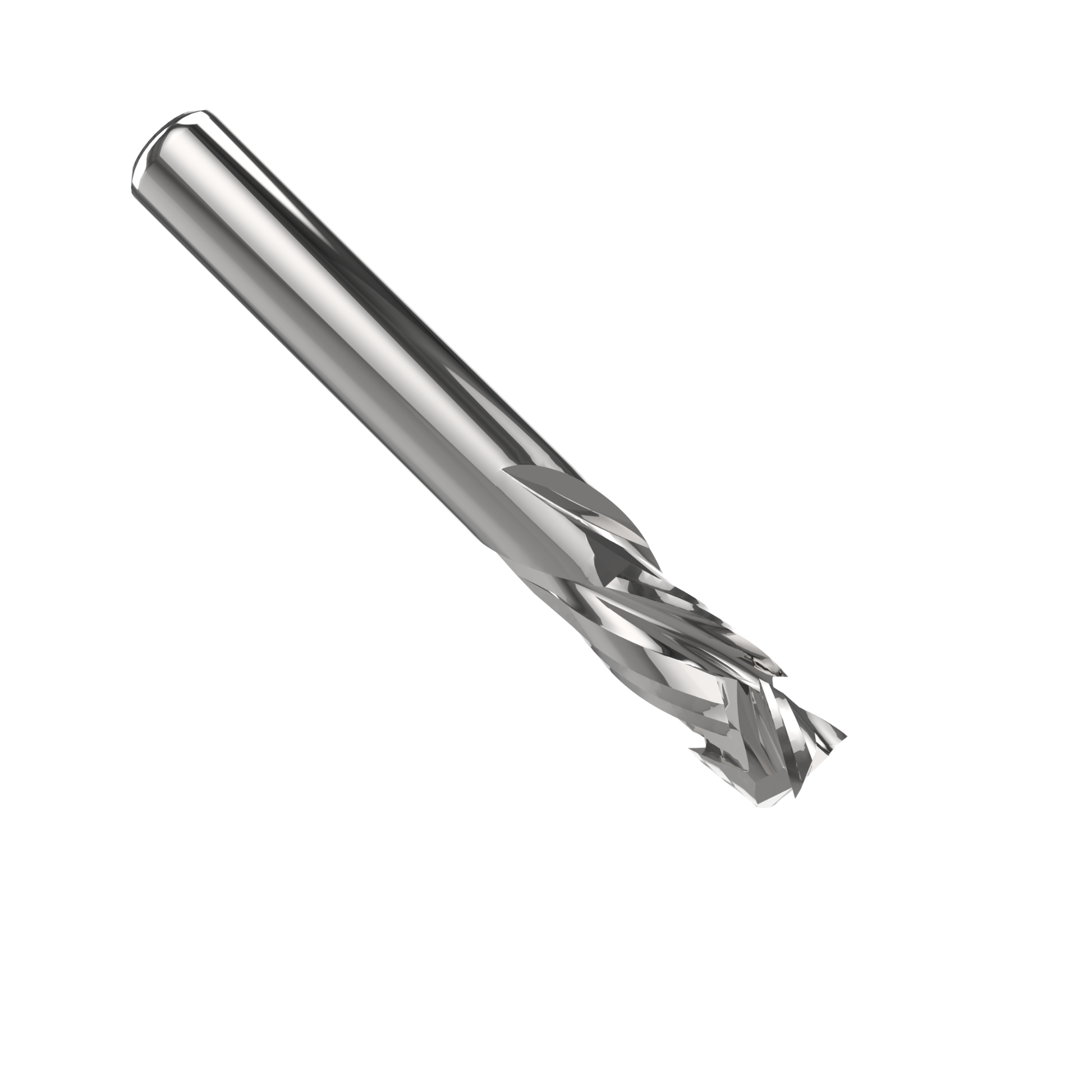 3-flute compression cutter CC3-8-3 for precise, tear-free cutting of laminated boards, MDF, plywood, and composite materials – durable, low-vibration, ideal for cabinetry, panels, and professional woodworking