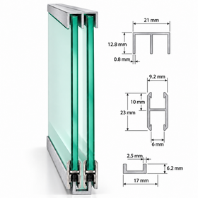 Cabinet Sliding Doors Track Profiles