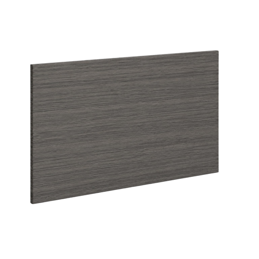 Charred Oak Ravine MDF MR E0 16mm board with dark charcoal oak woodgrain finish for kitchen fronts and panels