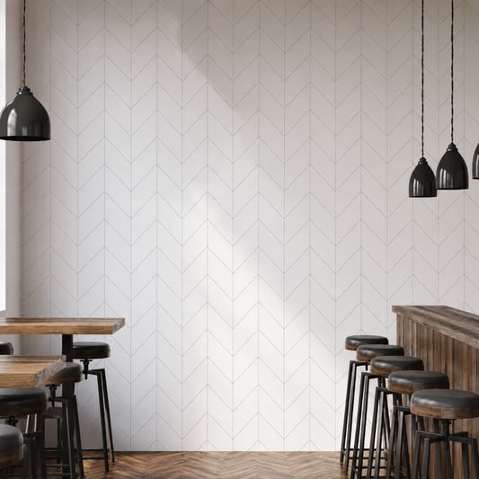 Chevron 3D wall panel 2400 x 1200mm by EasyCraft for decorative interior wall applications