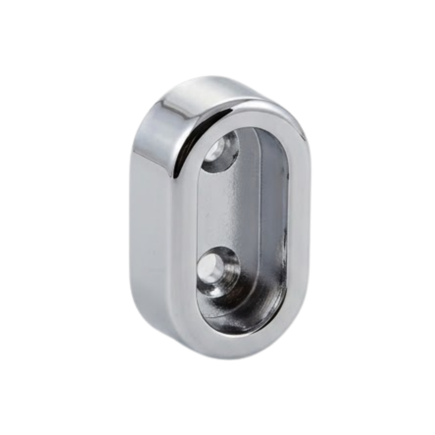 Concealed Oval End Flange – Screw Fix | Chrome