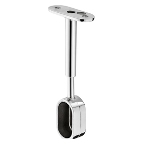 Oval Pillar End Adjustable | 16mm | Chrome