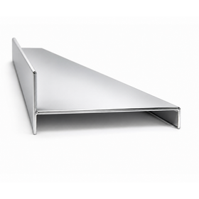 Wardrobe Cover Jamb - 5.6m Aluminium | Chrome