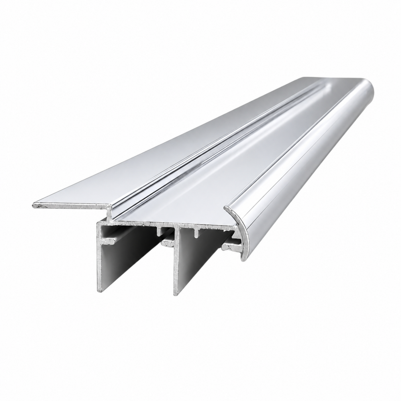 Wardrobe Grip Style 5m | Frameless | Chrome