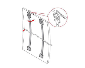 Cinetto Wooden Door Straightener. Length: 2175mm. Top and Back Adjustment by W&B
