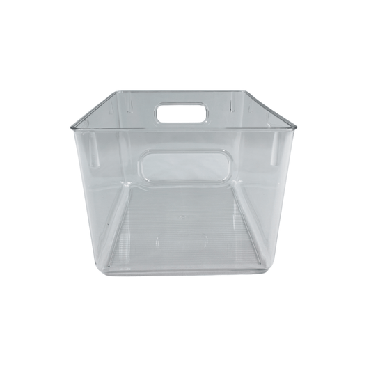 XL Under-Sink Tub – Clear Stackable Storage Box-0