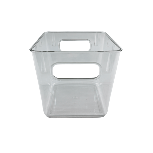 Medium Under-Sink Tub – Clear, Stackable Organiser-0