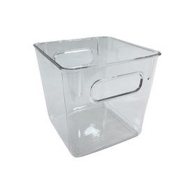 Medium Under-Sink Tub – Clear, Stackable Organiser