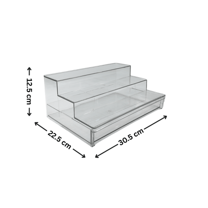 Clear Herb & Spice Organiser with Drawer-2