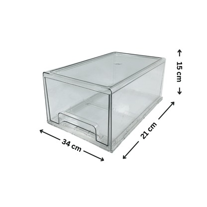 Clear Modular Drawer Organiser – Large-2
