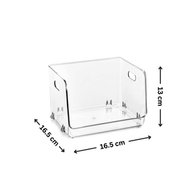 Small Clear Stackable Organiser