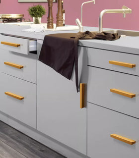 Solid T Handle - Brushed Nickel