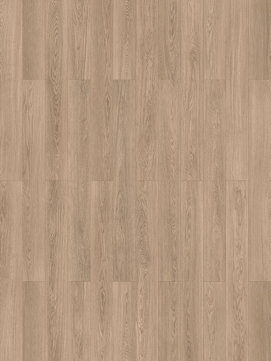 Timber-inspired Crema Hybrid Plus flooring planks with realistic grain detail and long-lasting waterproof performance