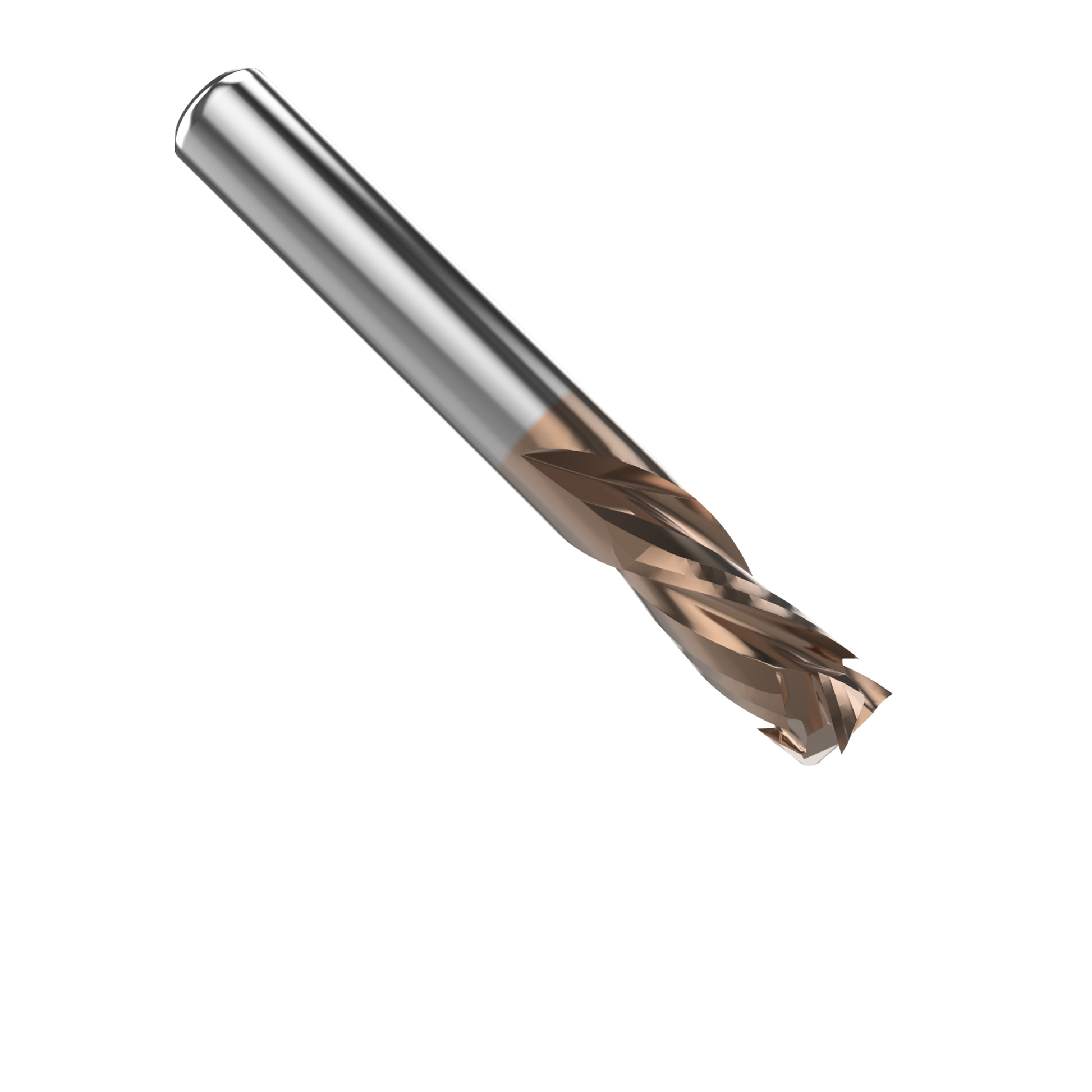 3-flute compression cutter CC1-2S-3 for precise, smooth, tear-free cutting of laminated boards, MDF, plywood, and composite materials – durable, low-vibration, ideal for CNC routing, cabinetry, and professional woodworking