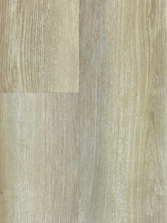Edenwood hybrid plank flooring with a natural timber finish, waterproof technology, and attached underlay for added comfort.