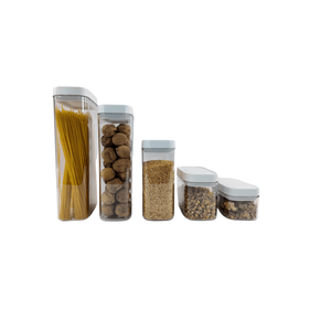 Elegant White Airtight Container – 1100ML