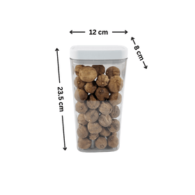 Elegant White Airtight Container – 1600ML