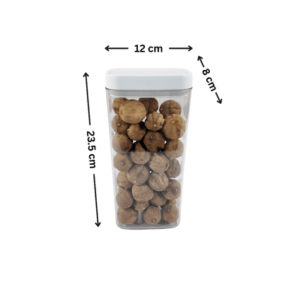 Elegant White Airtight Container – 1600ML-1