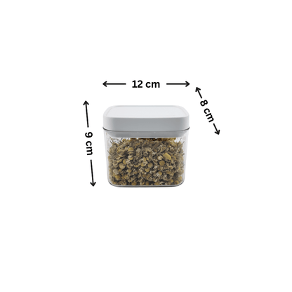 Elegant White Airtight Container – 600ML-1