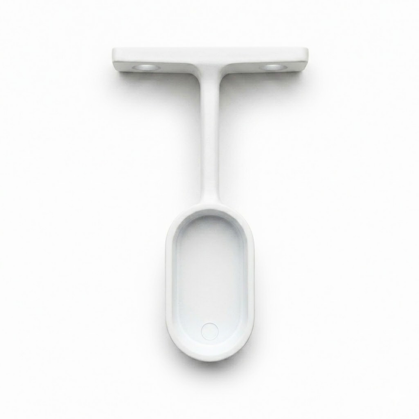 End Pillar for Oval Wardrobe Tube | White