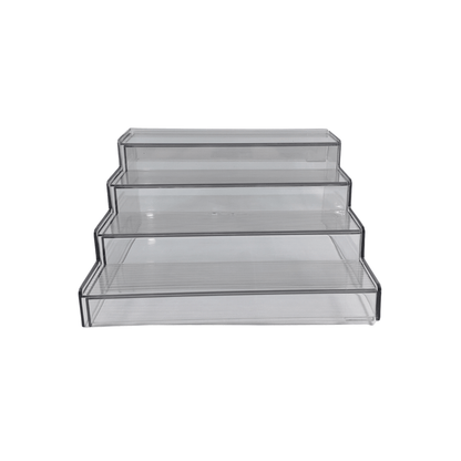 Expandable 4-Tier Clear Spice Rack Organiser-1