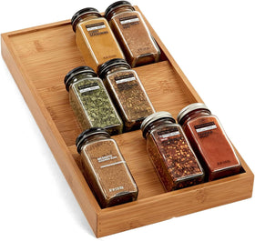 Bamboo Herb & Spice Drawer Organiser – 3 Tier