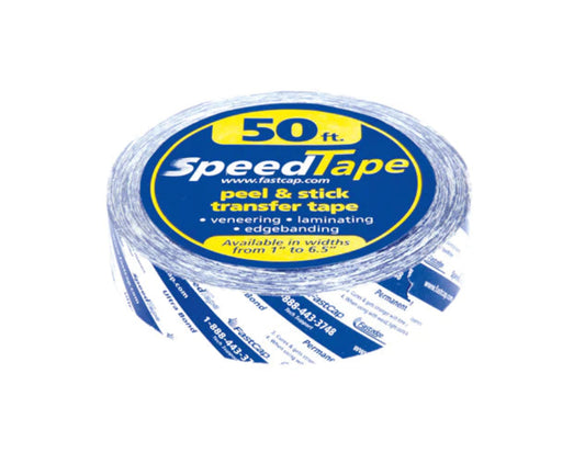 FastCap SpeedTape 25mm x 15m double-sided edging tape for woodworking, cabinet making, and edge bonding applications