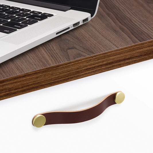 Flexa by Momo modern cabinet handle with flexible design, ideal for kitchen cabinets, wardrobes, and bathroom furniture upgrades