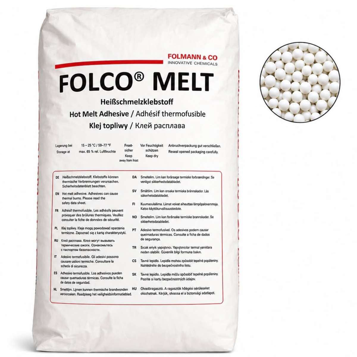 Folco 1756 Edgebander Glue Natural - 20kg