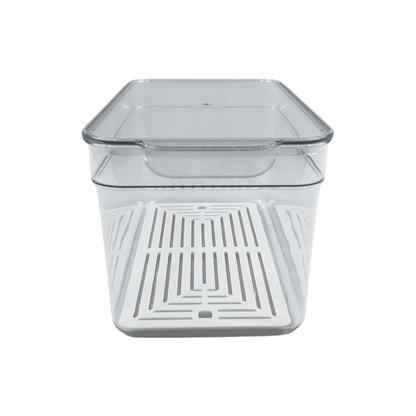 Clear Fridge Organiser with Lid-3