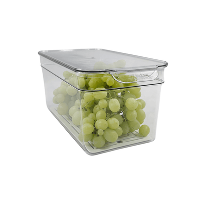 Clear Fridge Organiser with Lid-0